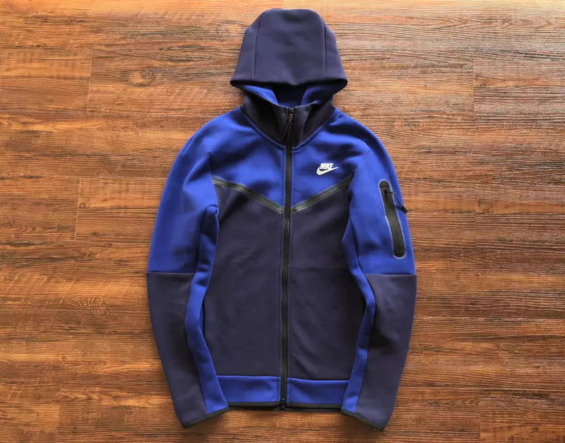 Nike Tech Fleece Azul Marinho/Azul Royal