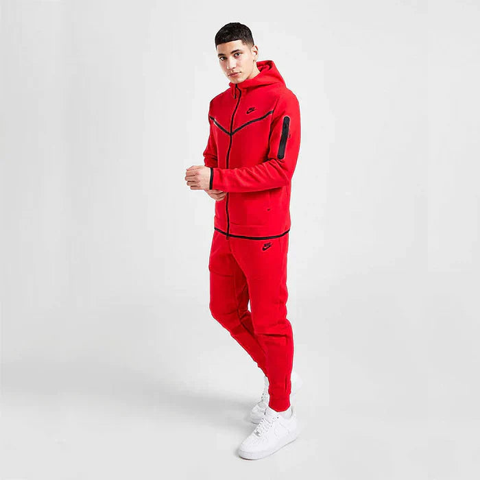 Conjunto Nike Tech Fleece Vermelho
