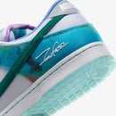 Futura Laboratories x SB Dunk Low White and Geode Teal–Exclusivo